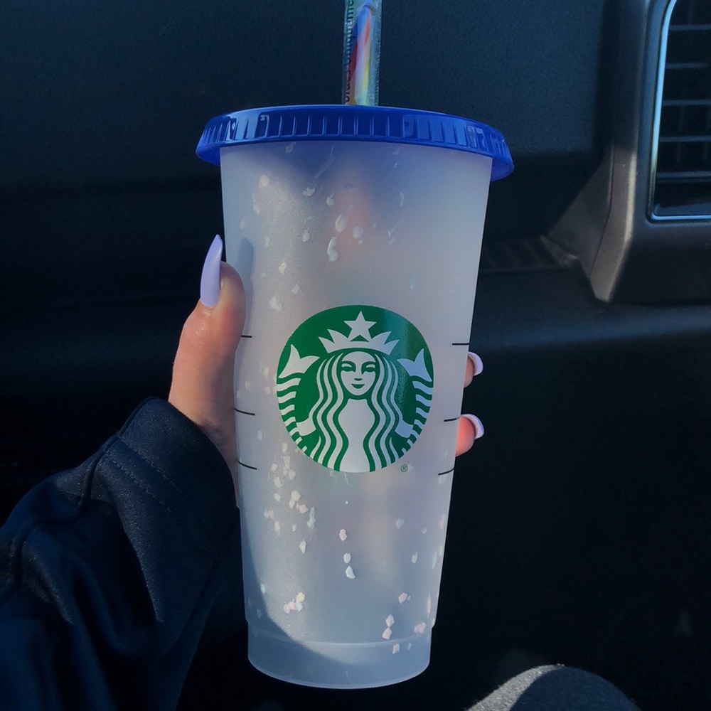 Starbucks confetti cup